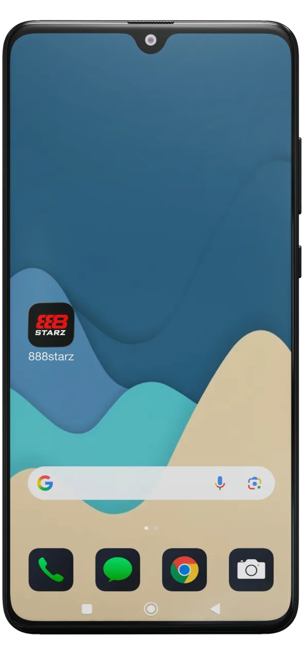 Open the 888Starz app and start playing casino games and placing sports bets.